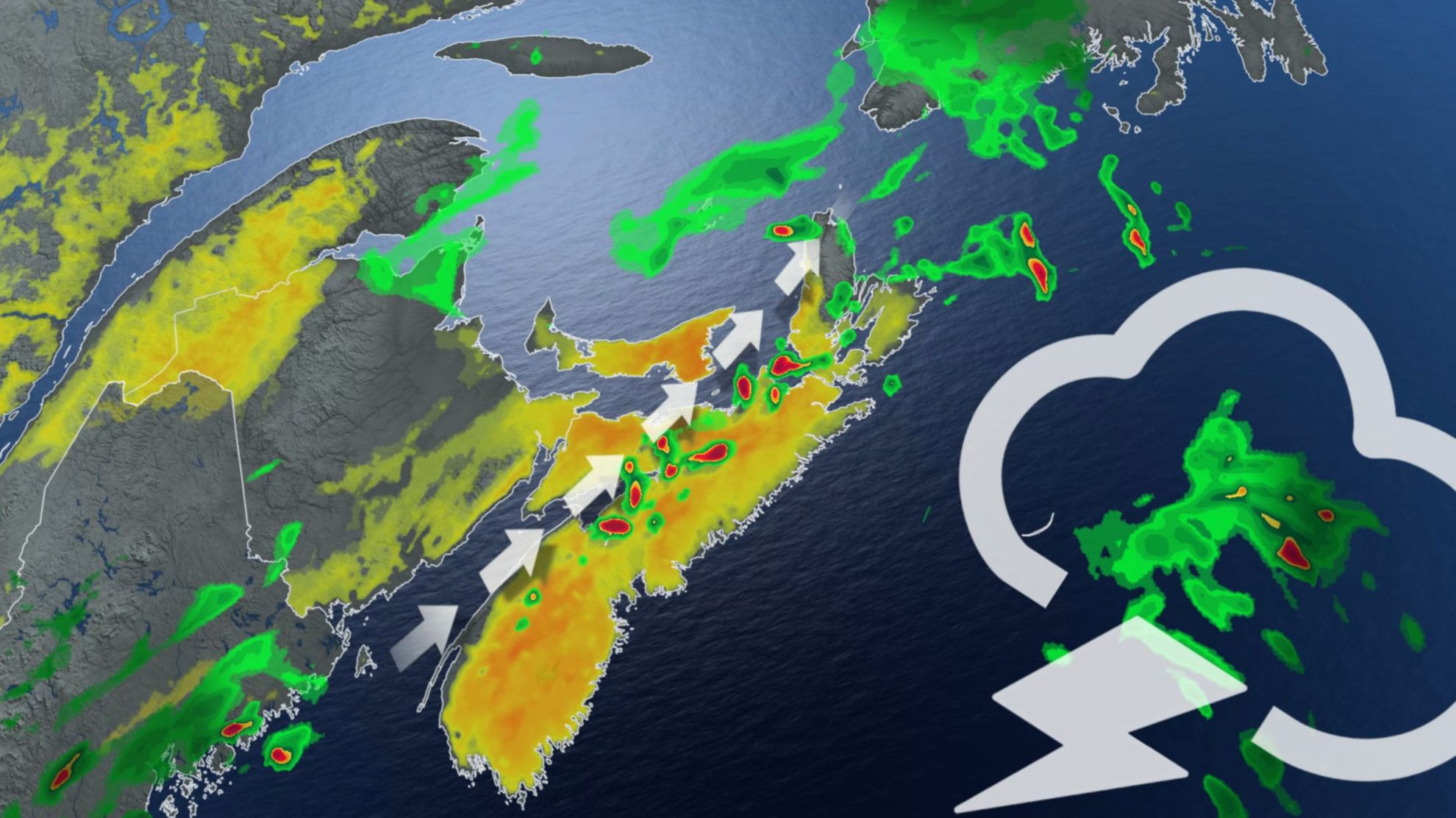 Training thunderstorms threaten heavy rain for parts of the Maritimes ...