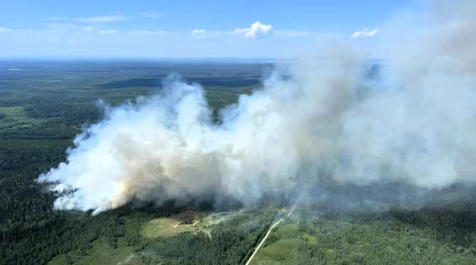 Lightning sparks more wildfires in northern Alberta, firefighters face tough day