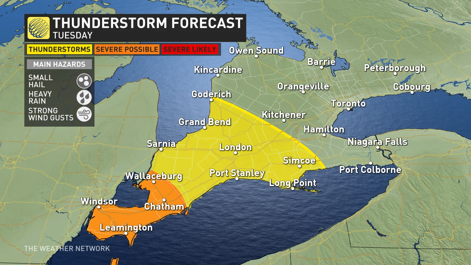 Baron_Tuesday storm risk map_southern Ontario_May 6