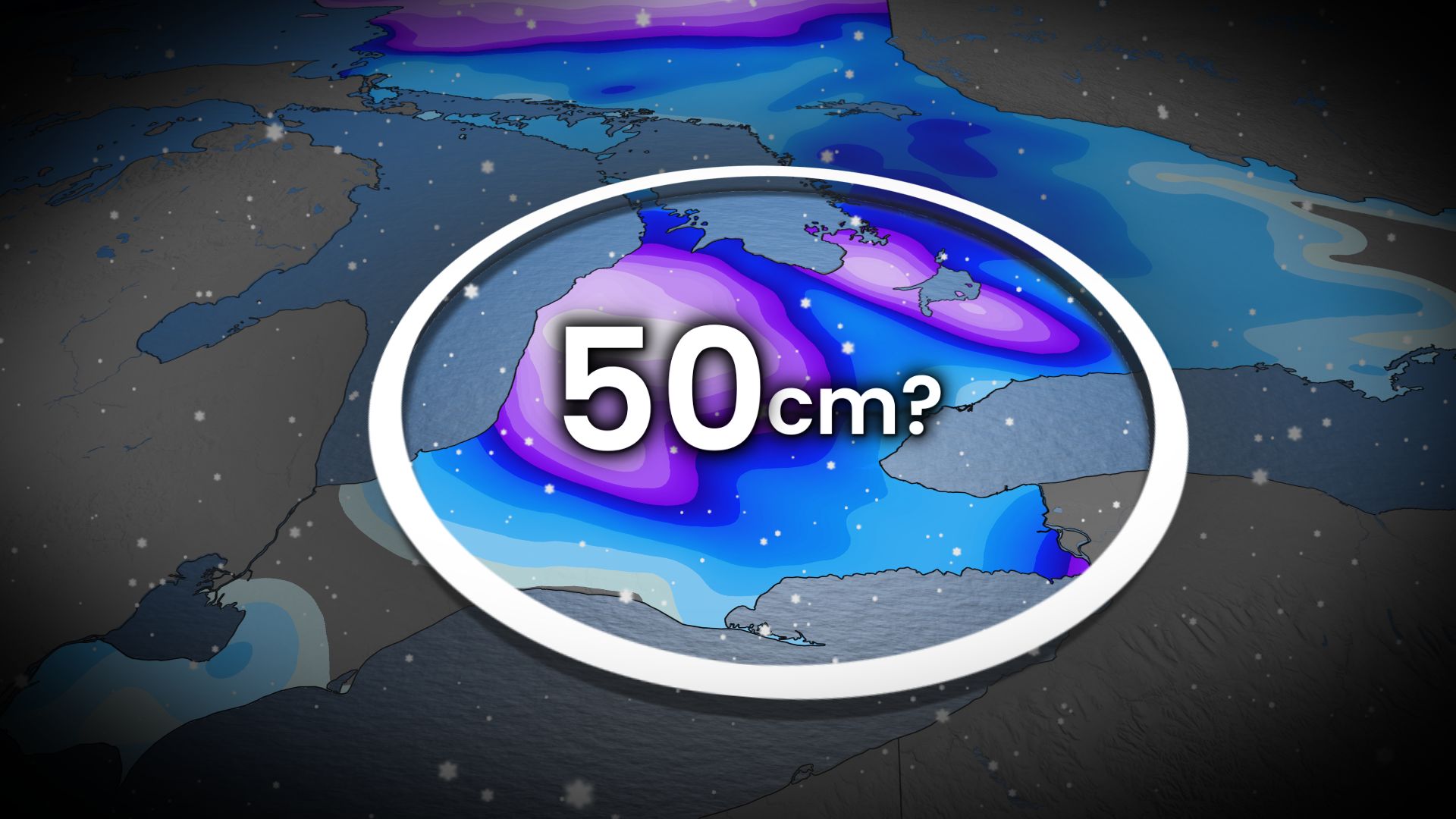 Significant lake-effect snow squalls threatens 50 cm locally - The ...