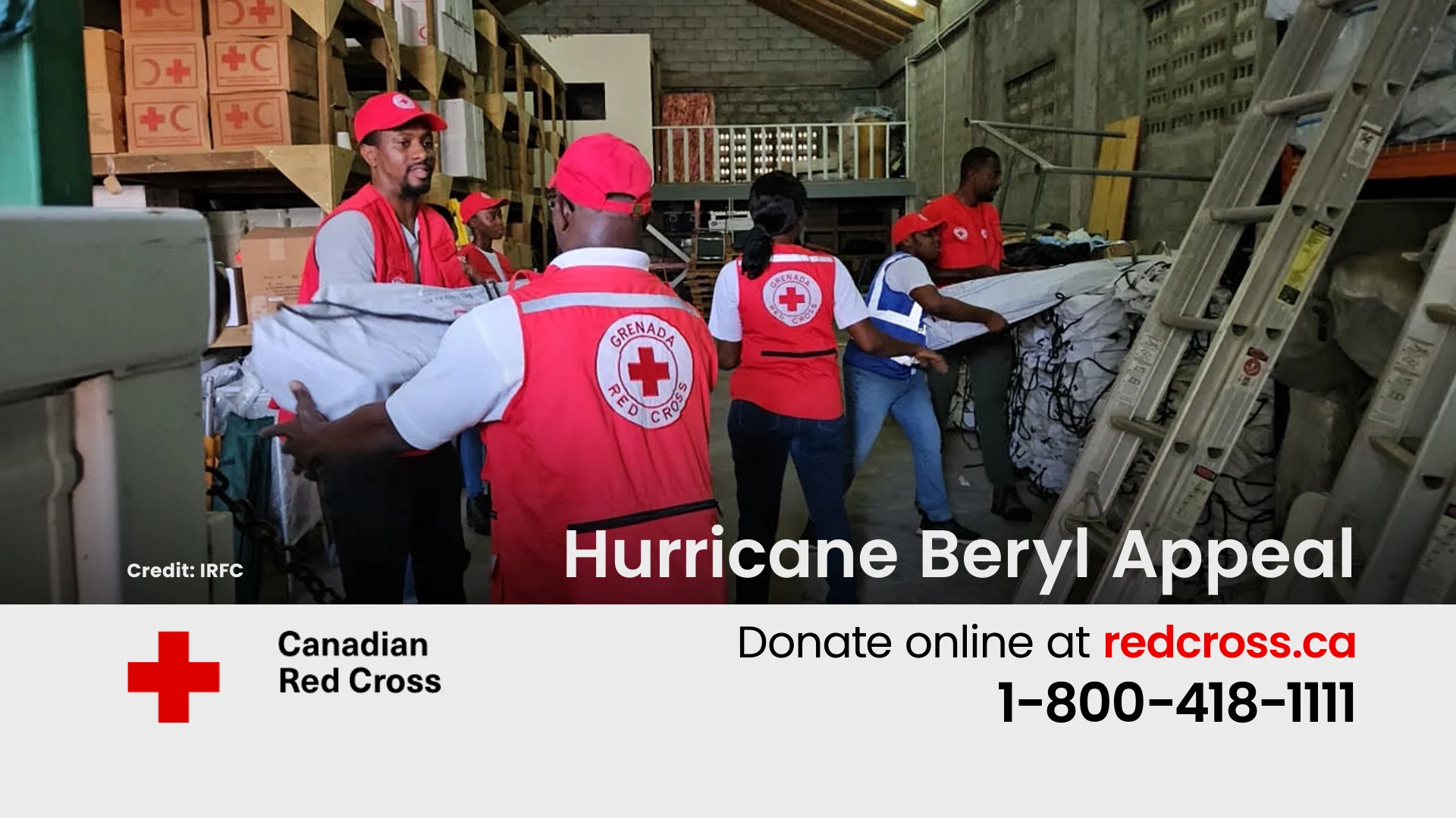Red Cross Appeal: Hurricane Beryl