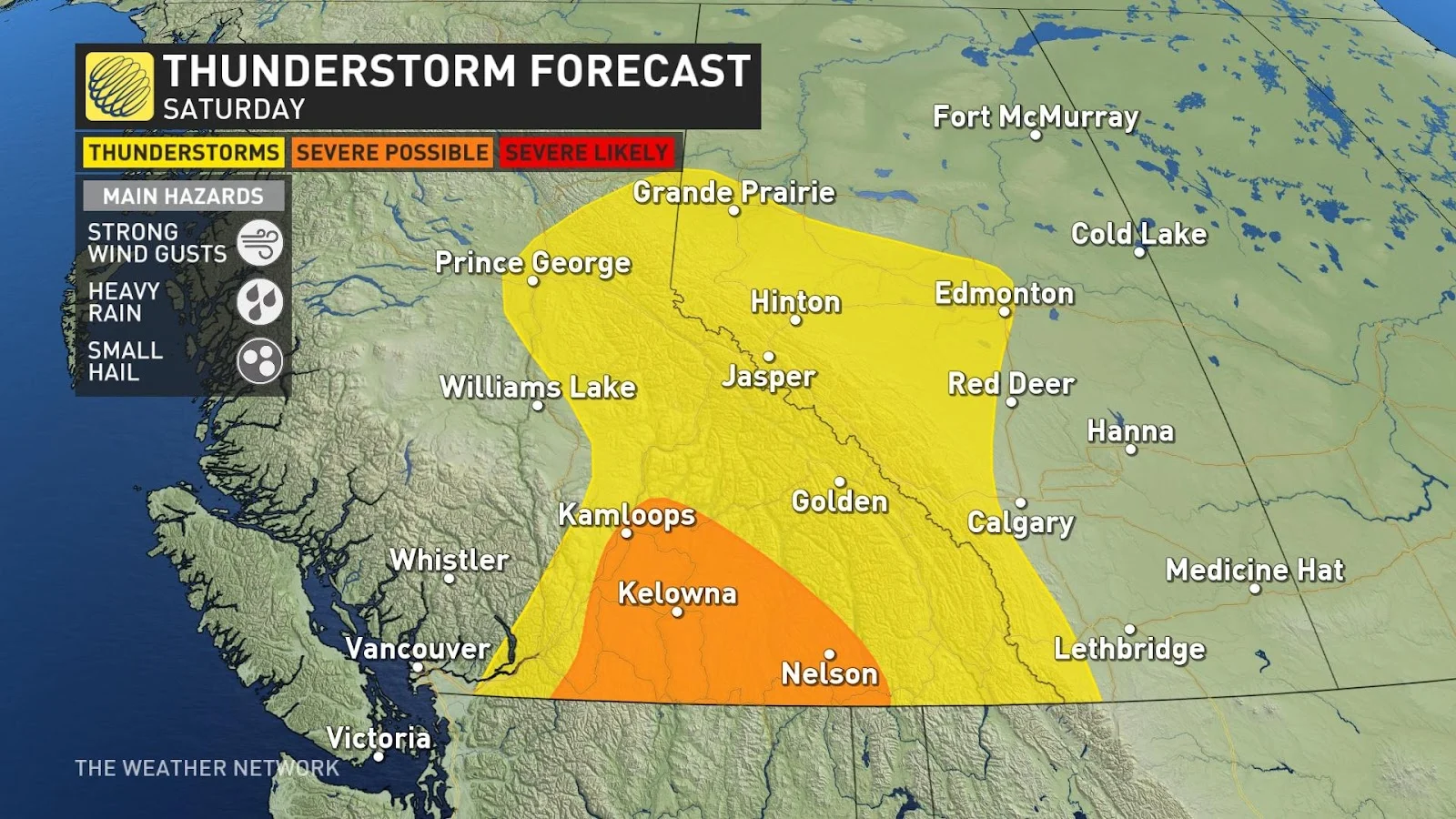 BC precip saturday