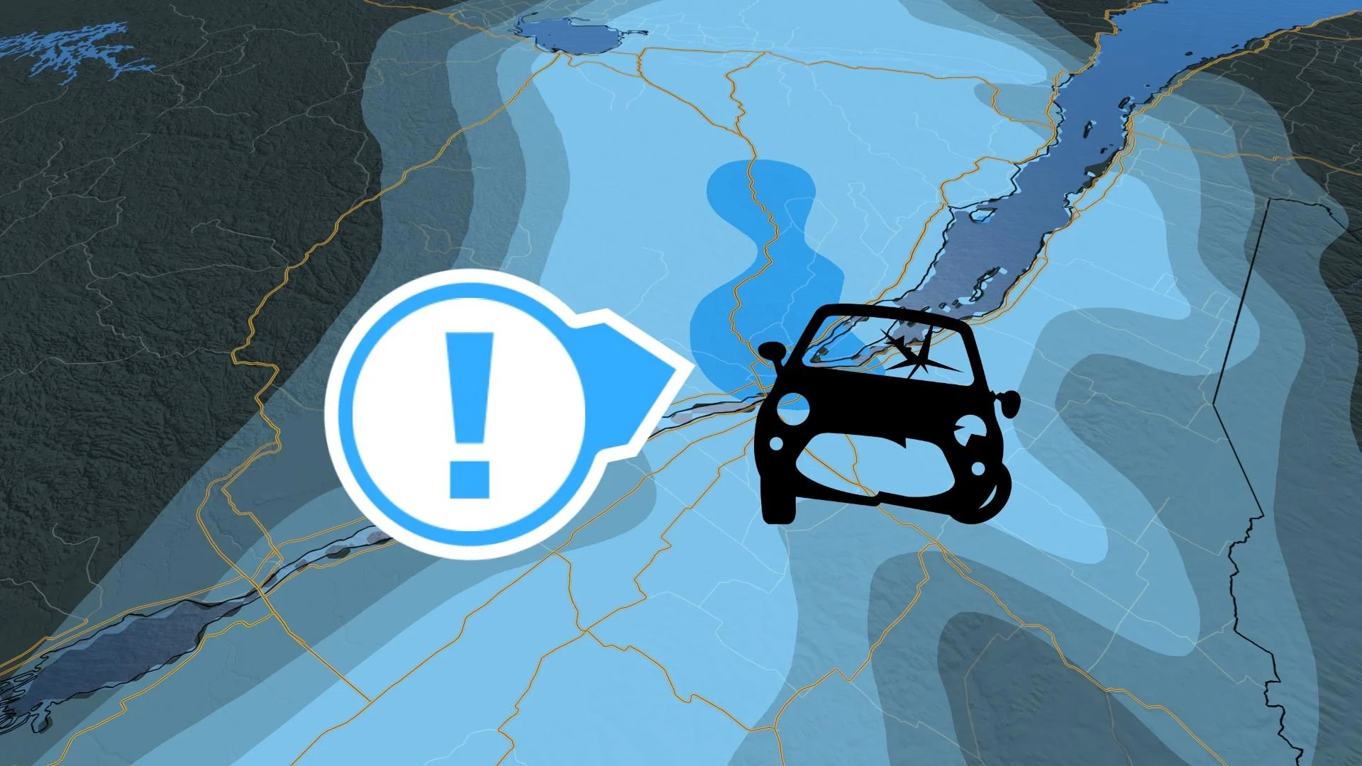 Retour de la neige : conditions routières à risque dans ces secteurs