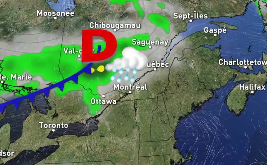 Deux fois plus de pluie que d'habitude sur certains secteurs du Québec