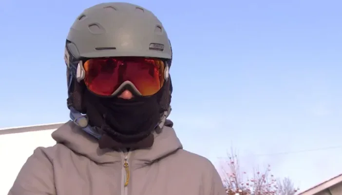 What wind chill? Winter cyclist scoffs at –30C temperatures