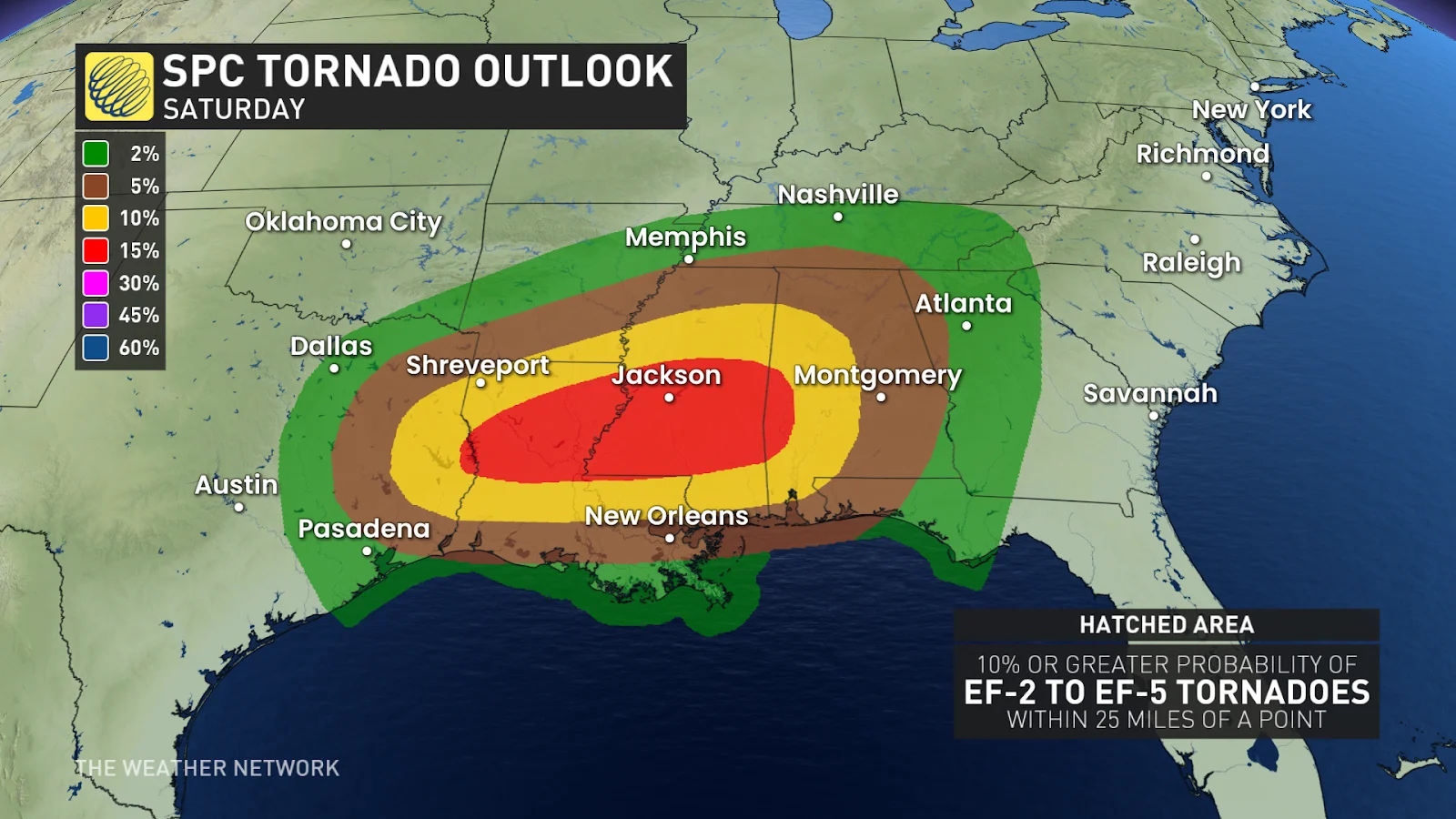 tornado outlook U.S. Saturday Dec 28