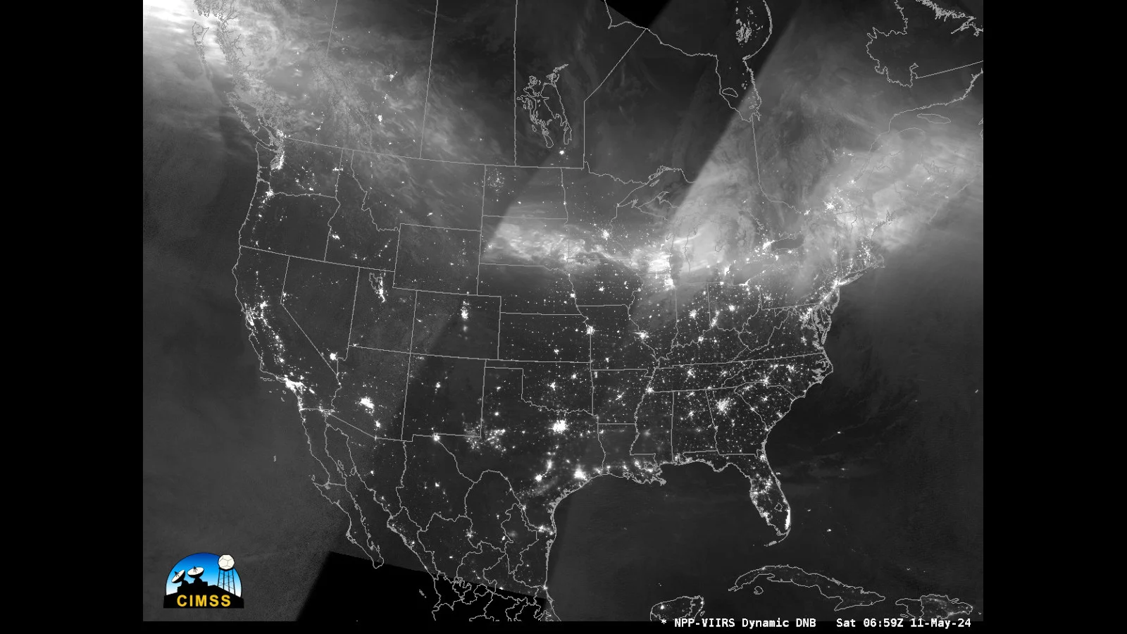 May 11 2024 Aurora - VIIRSDNB - composite