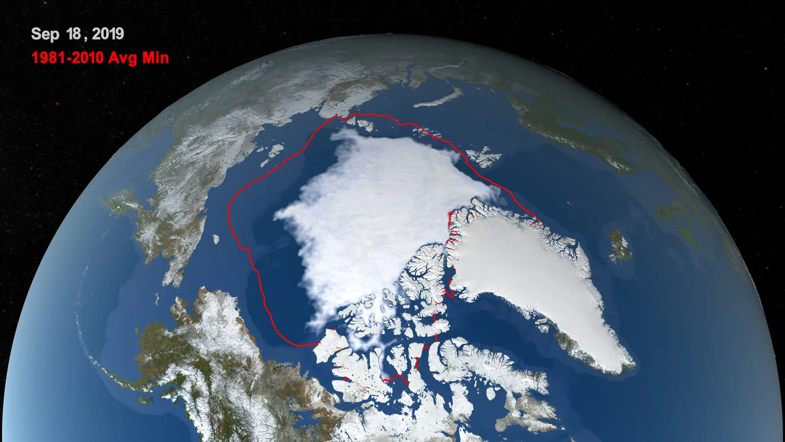 ArcticSeaIce minimum 2019 NASA