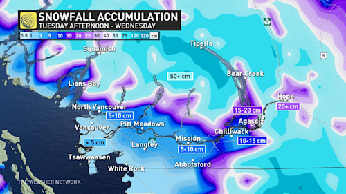 Rising Chances For Low-elevation Snow In B.C. As Air Gets Cold - The ...