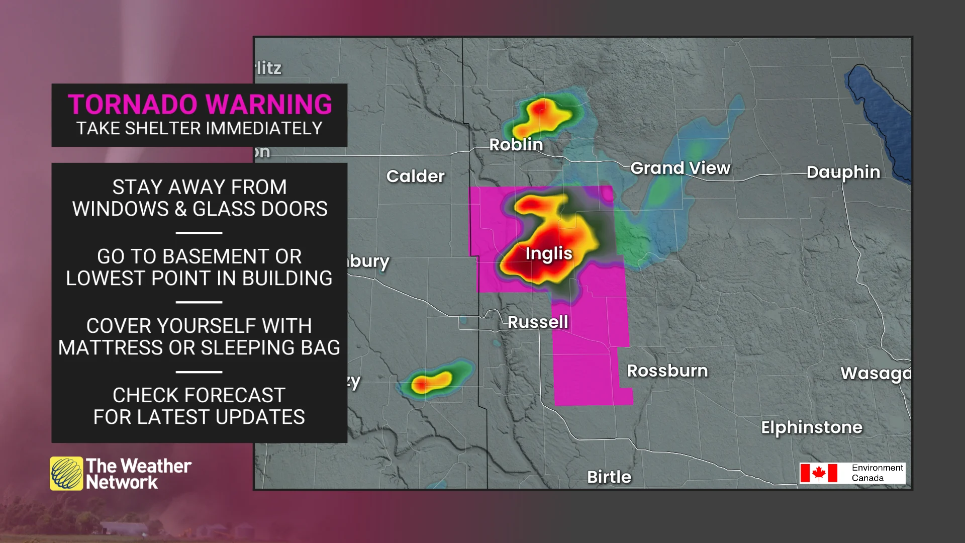 manitoba tornado warning june 27 2025