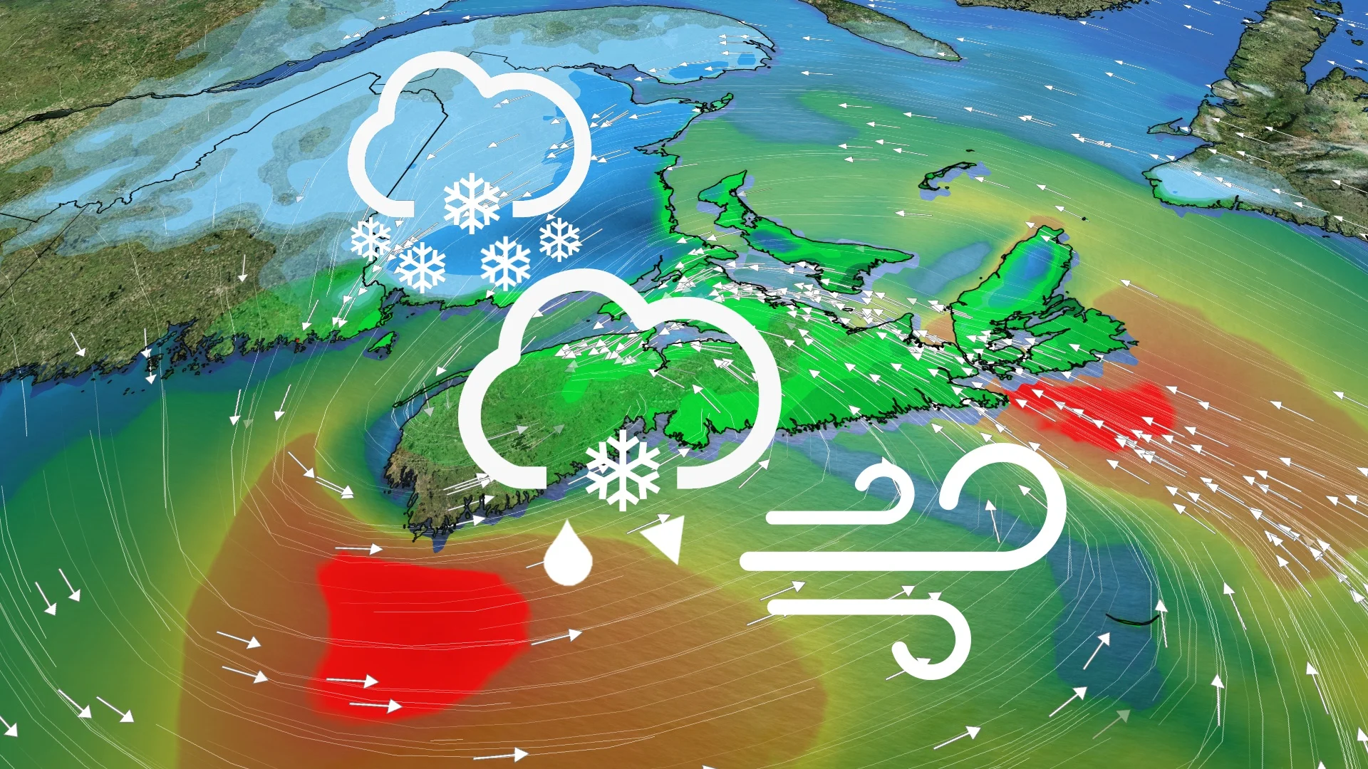 Snowy, windy system to make for difficult, wintry travel in Atlantic Canada