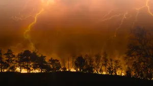 This Alberta wildfire was so strong, it generated its own lightning