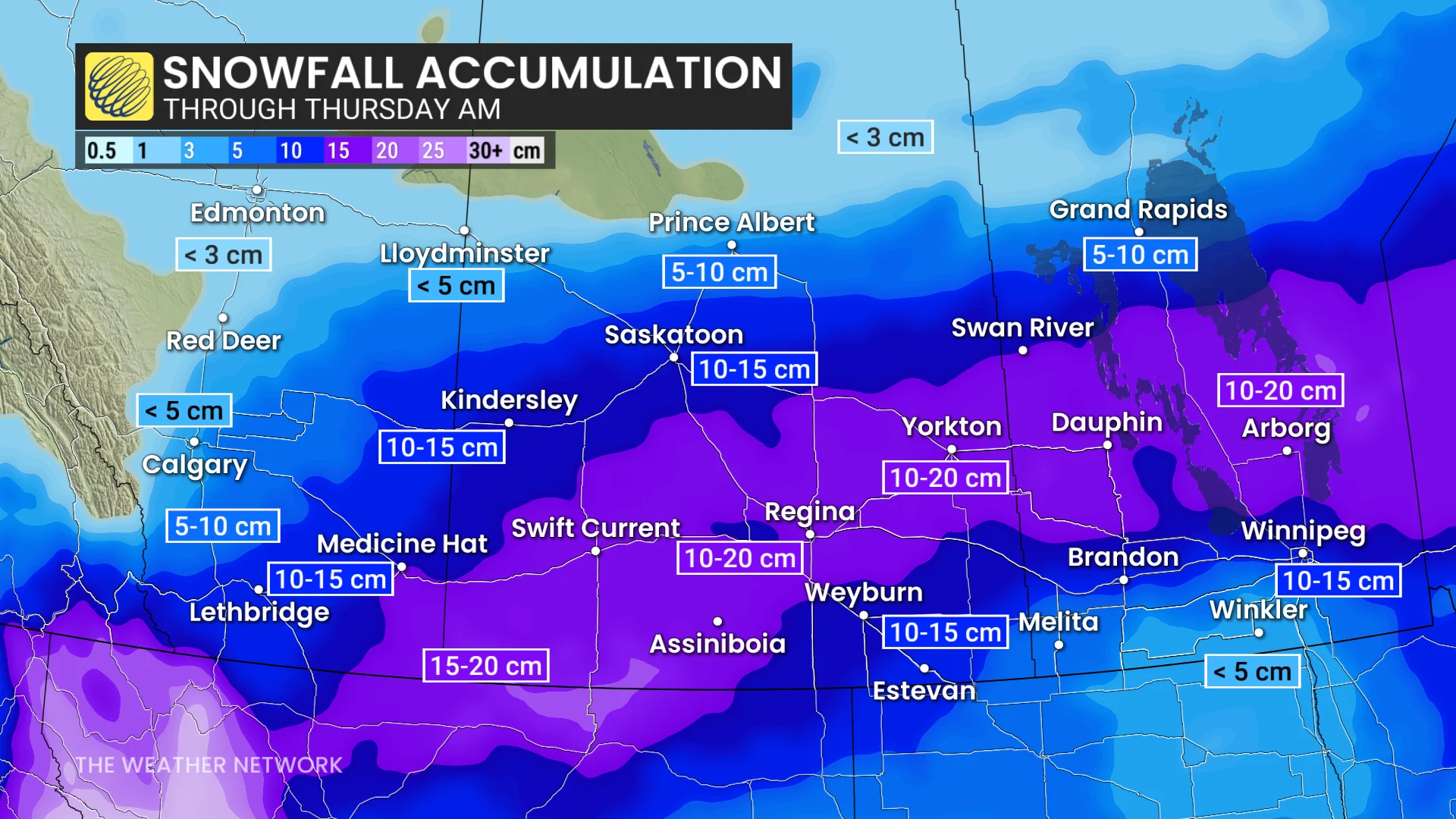 Baron - Prairie snow through Thursday - Feb4