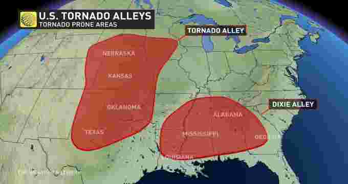 The Weather Network - Severe weather outbreak hits the U.S. south for ...