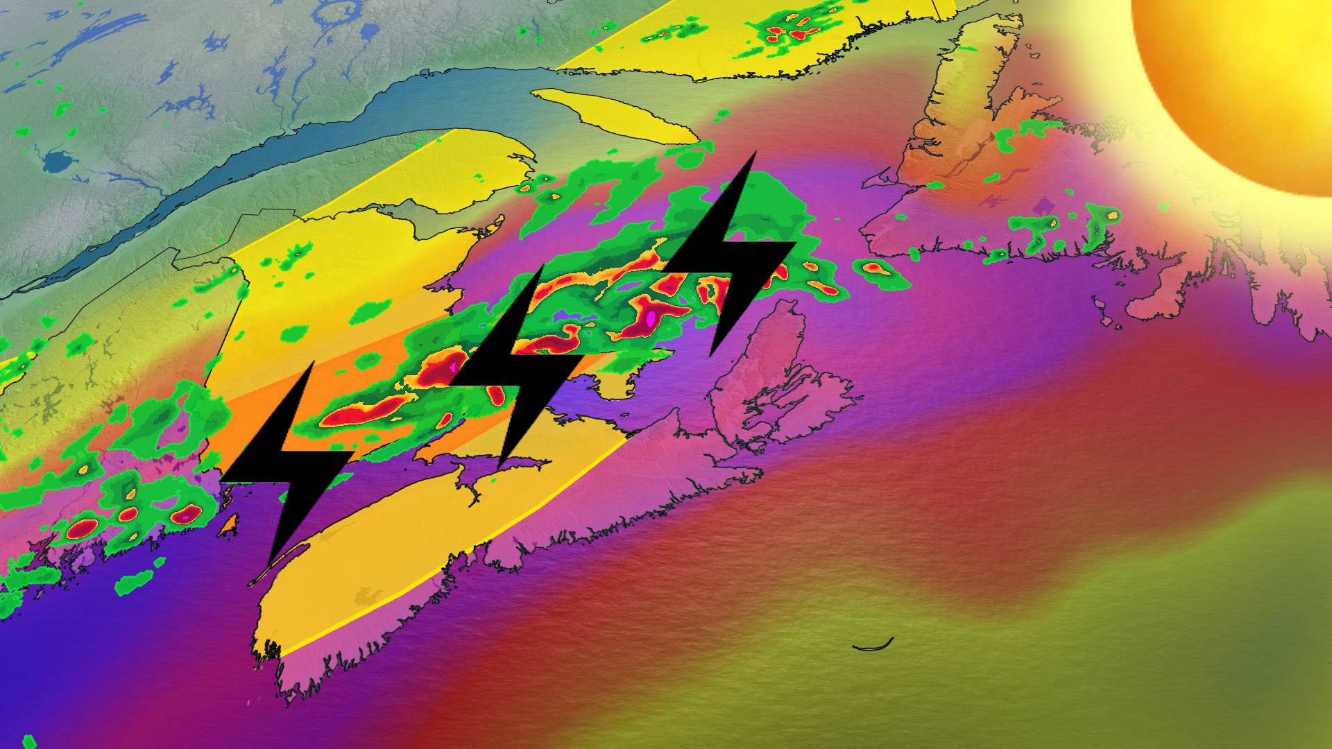 Severe storm threat with strong winds over the Maritimes Friday - The ...