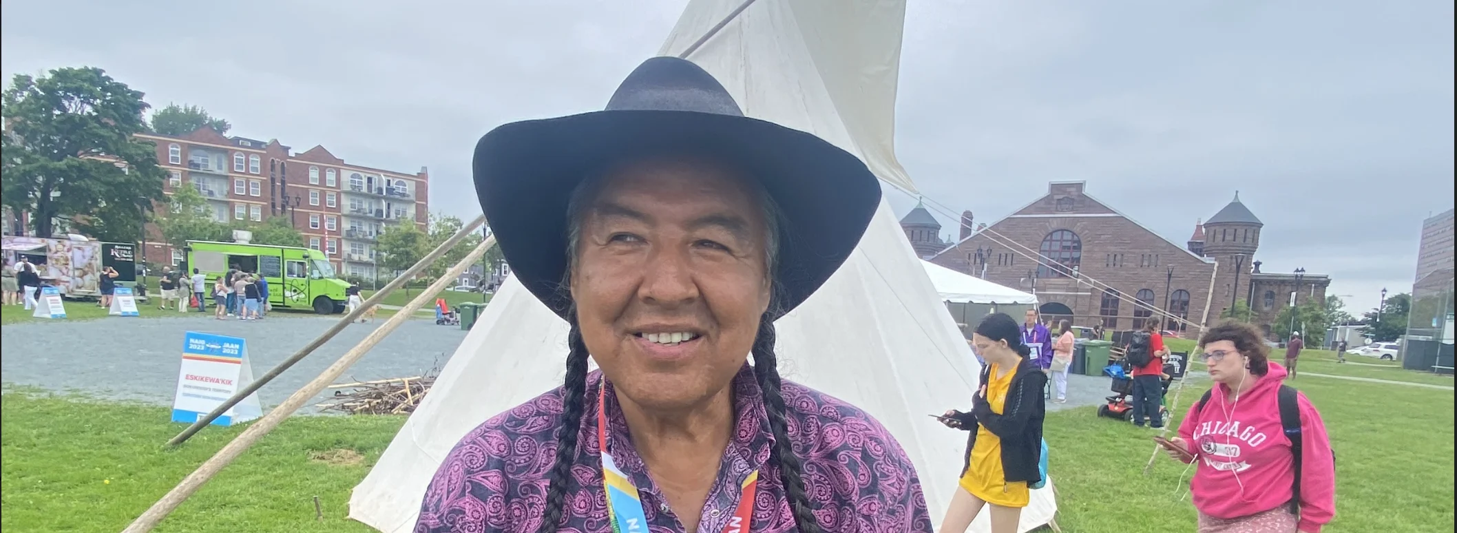 See a sweet grass demonstration at the North American Indigenous Games