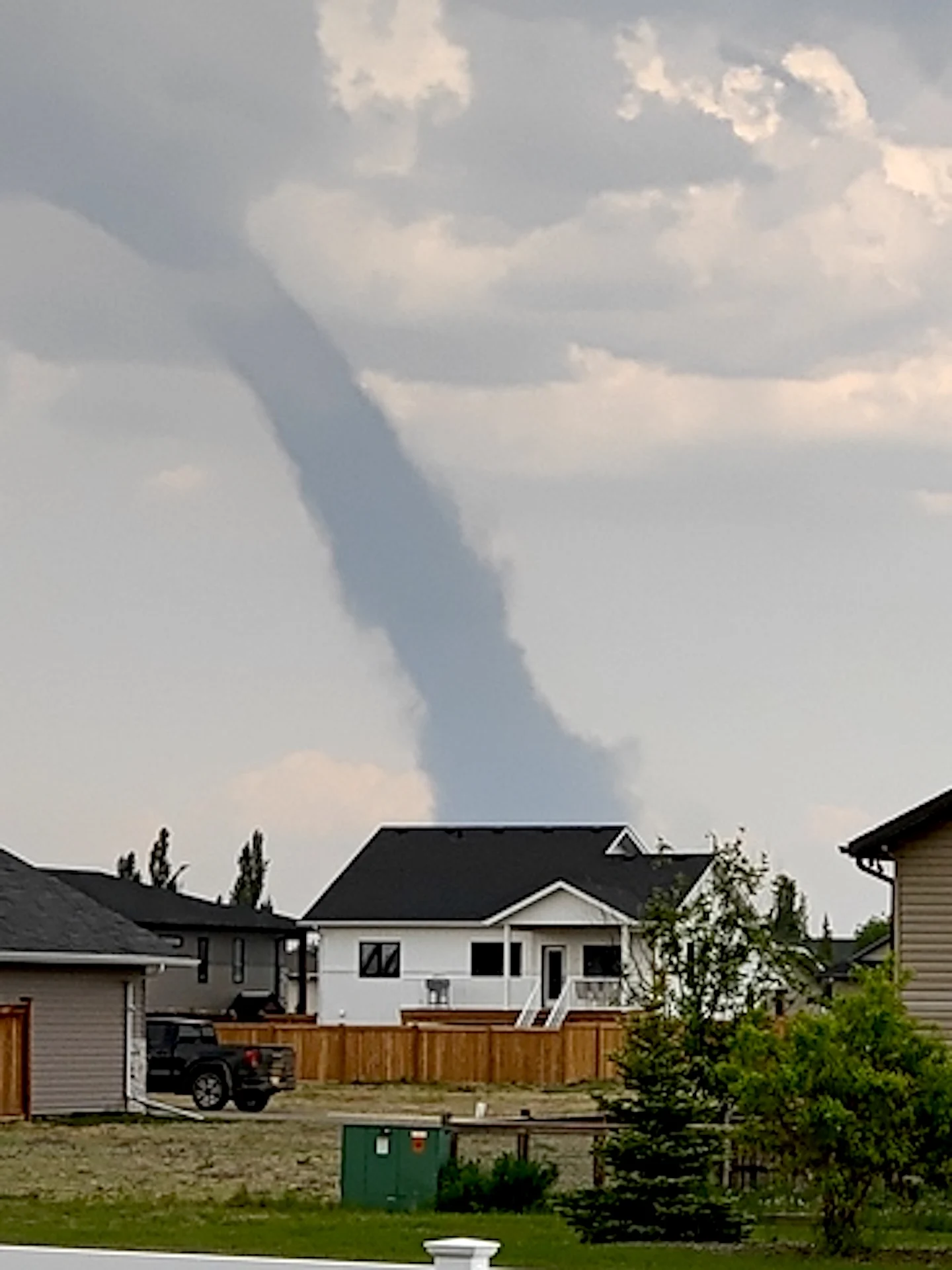 Alberta landspout tornado/Submitted