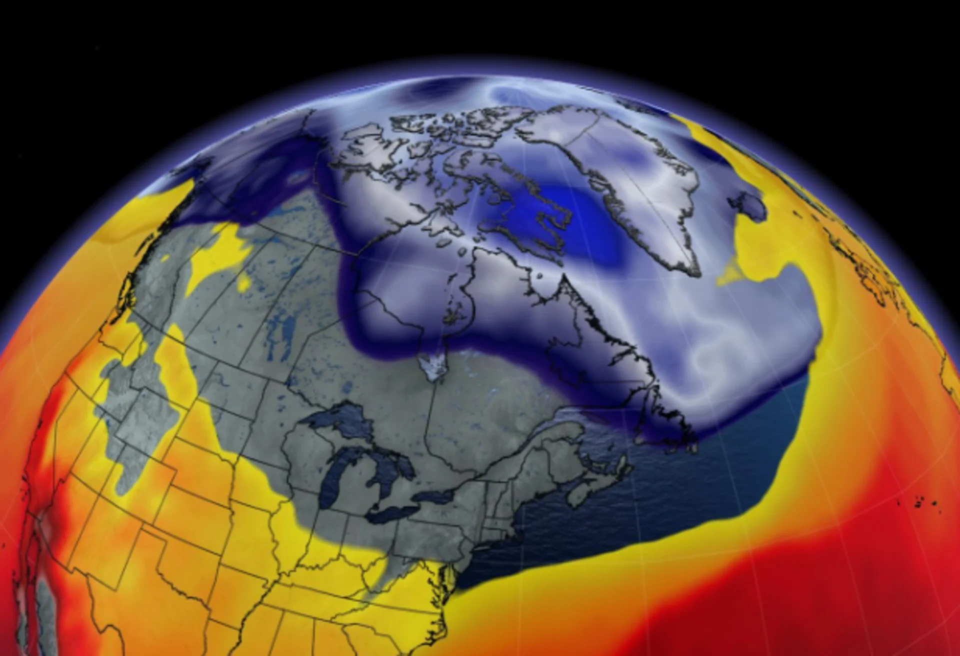 Intense polar vortex causes Canadian weather to grind to a halt