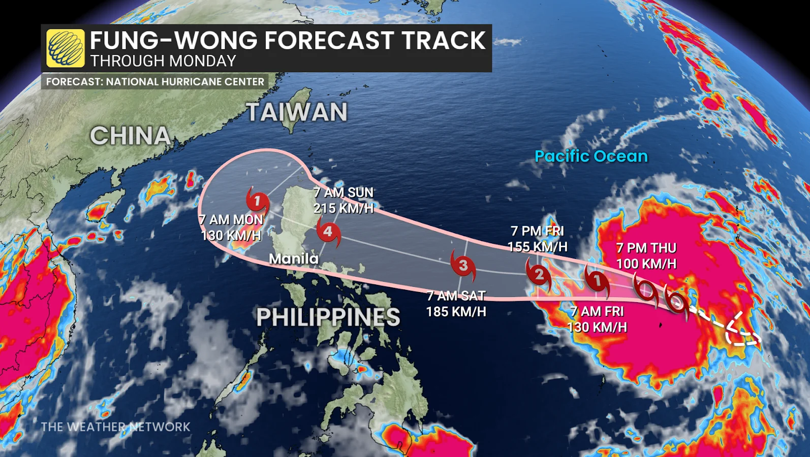 Typhoon, Fung-Wong, Philippines, Hurricane, November 06, 2025 (The Weather Network)
