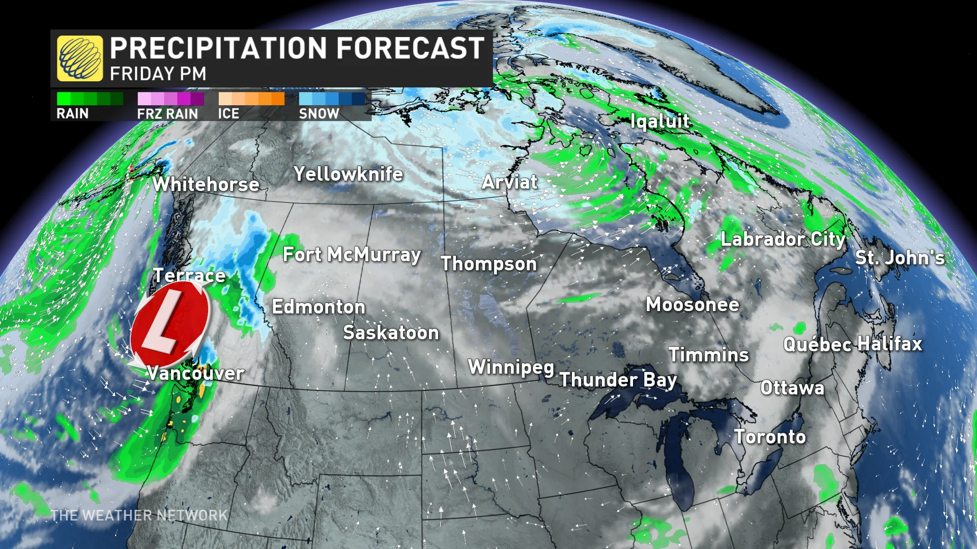 Cross Country Low Friday PM