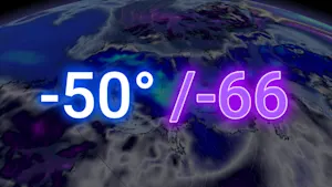 Trois jours sous -50 °C : le vortex polaire s’accroche. Détails ici.