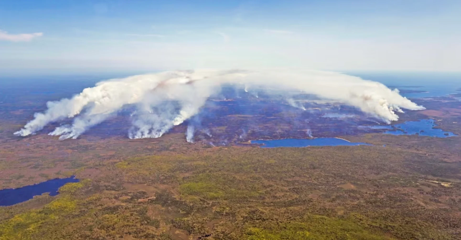 CBC: The fire in Shelburne County was the largest in the province's recorded history. (Communications Nova Scotia)