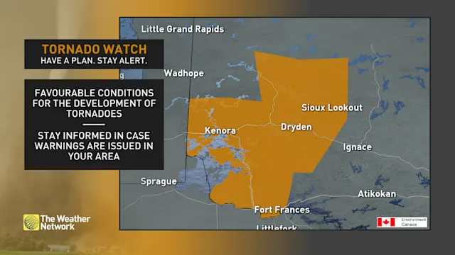 Tornado watches issued for today's severe storm threat in northwestern ...