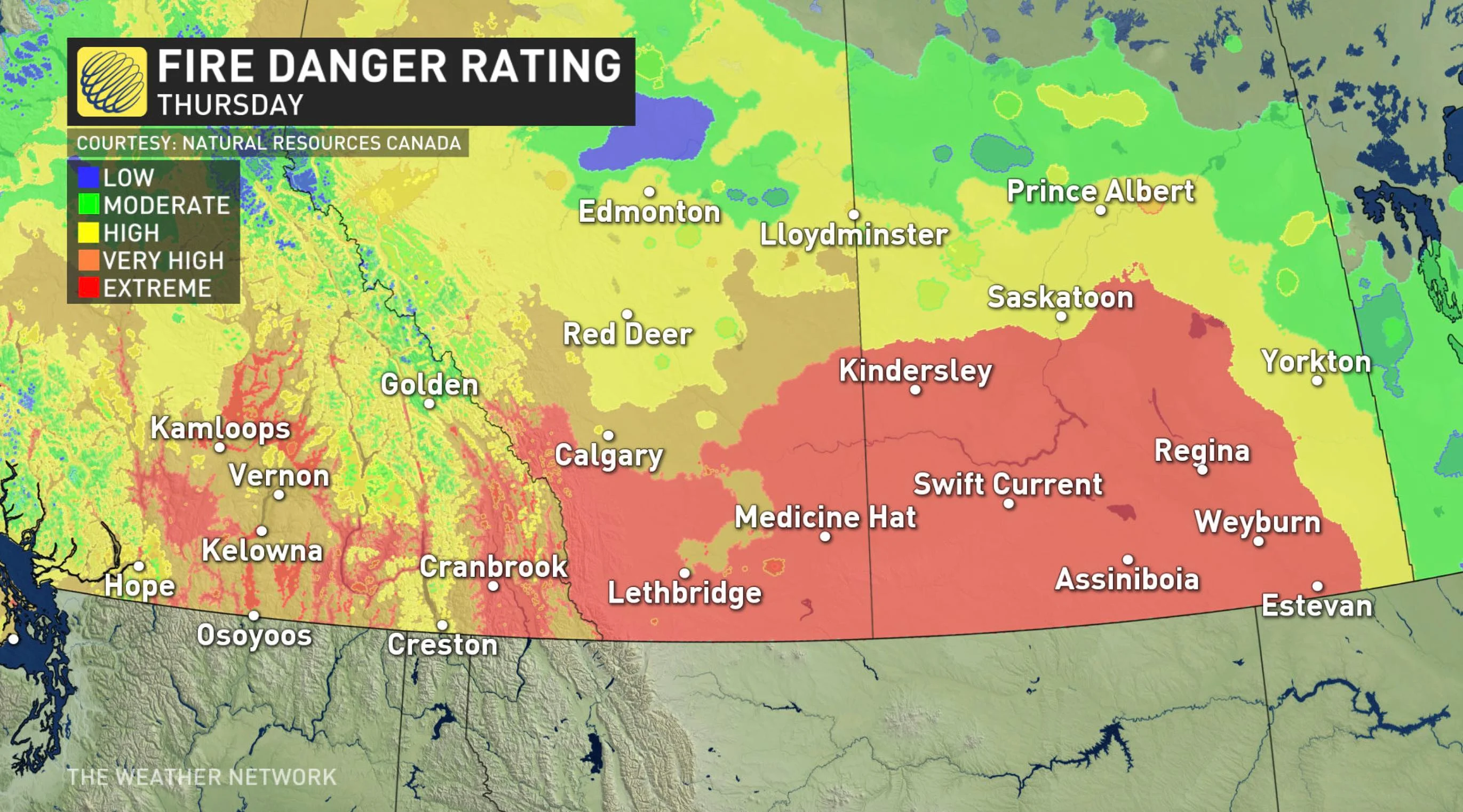 Wildfire danger