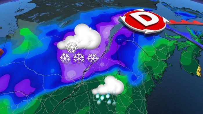 Tempête aux impacts multiples : pluie, neige et mélange