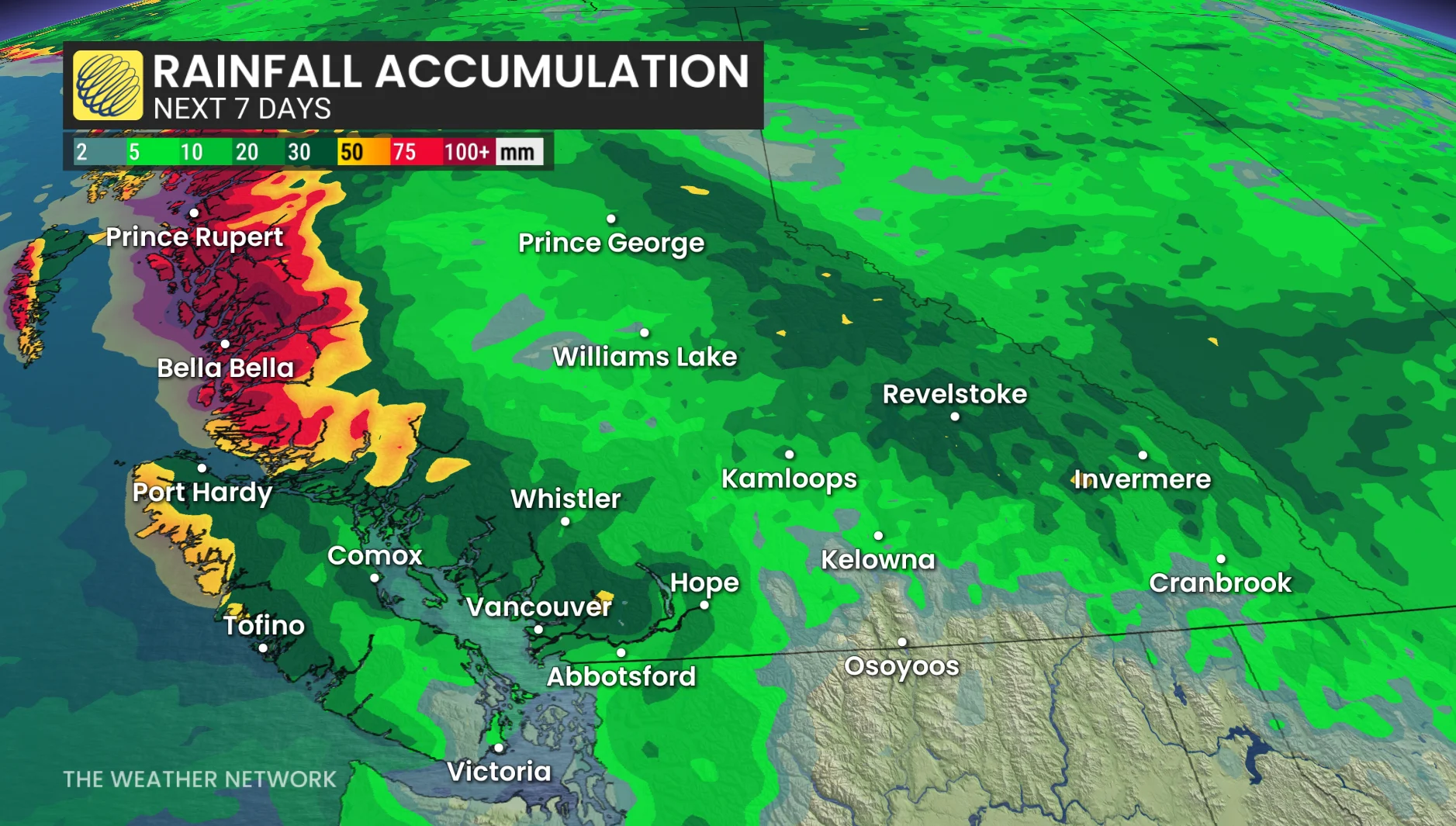 Baron - Western Canada rainfall outlook - July7