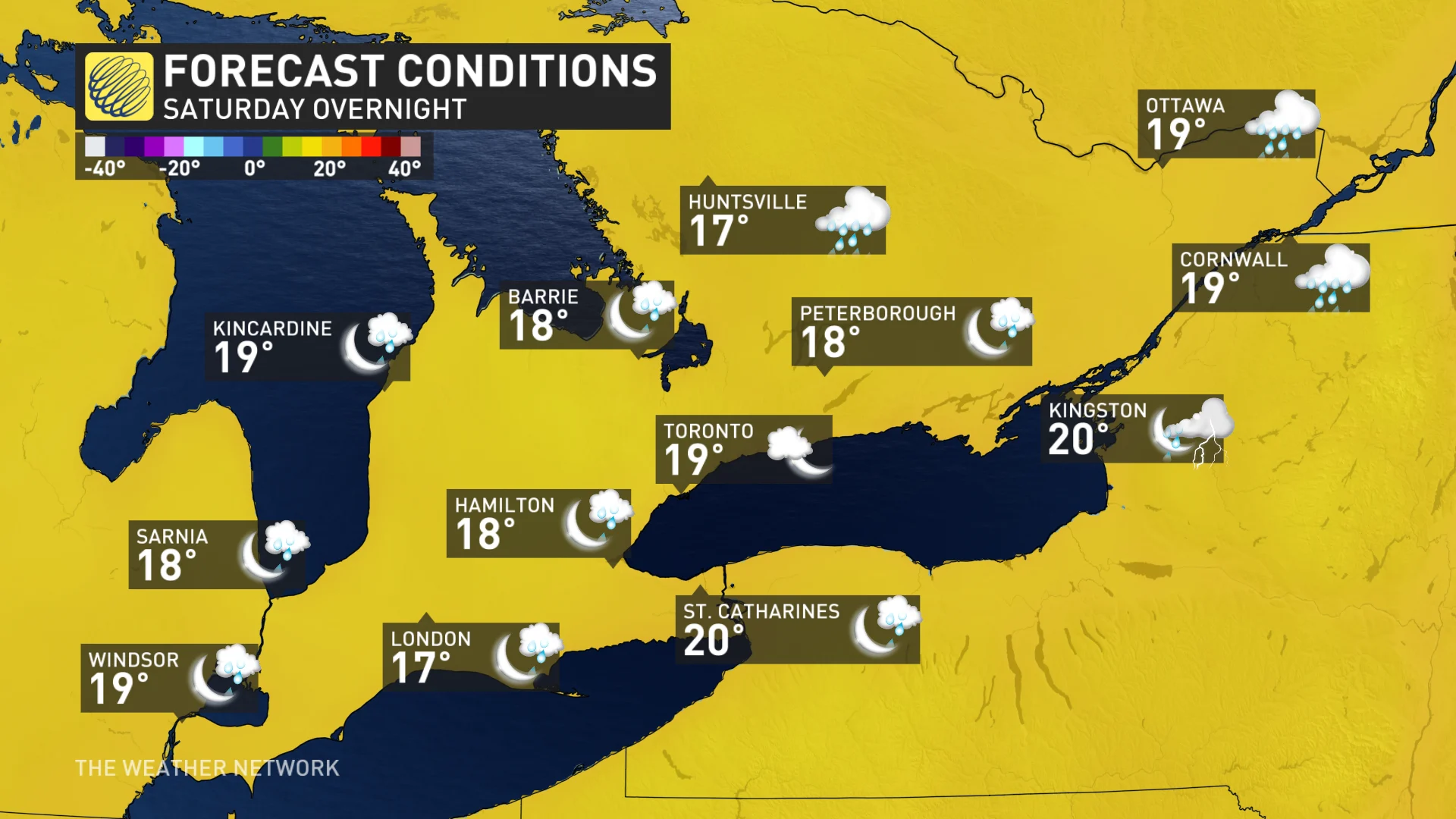 Baron - SOnt Saturday overnight temps