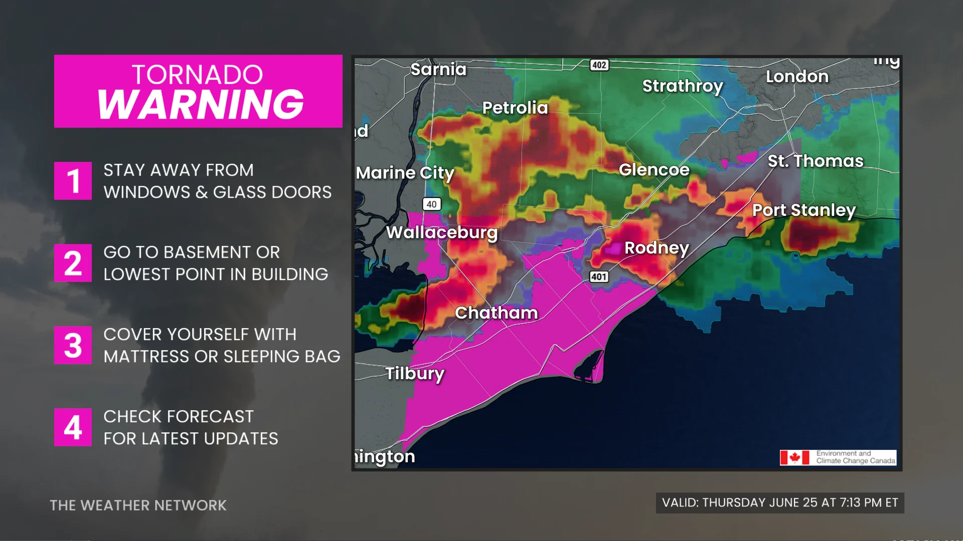 TORWARN 6 Ontario June 25 2026