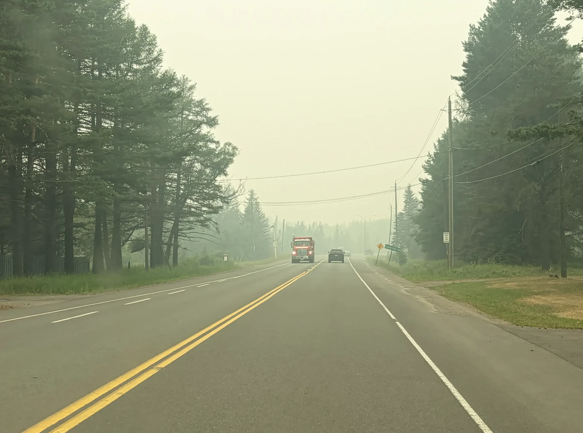 Mark Robinson: Wildfire smoke in Thunder Bay, Ont. July 16, 2026.