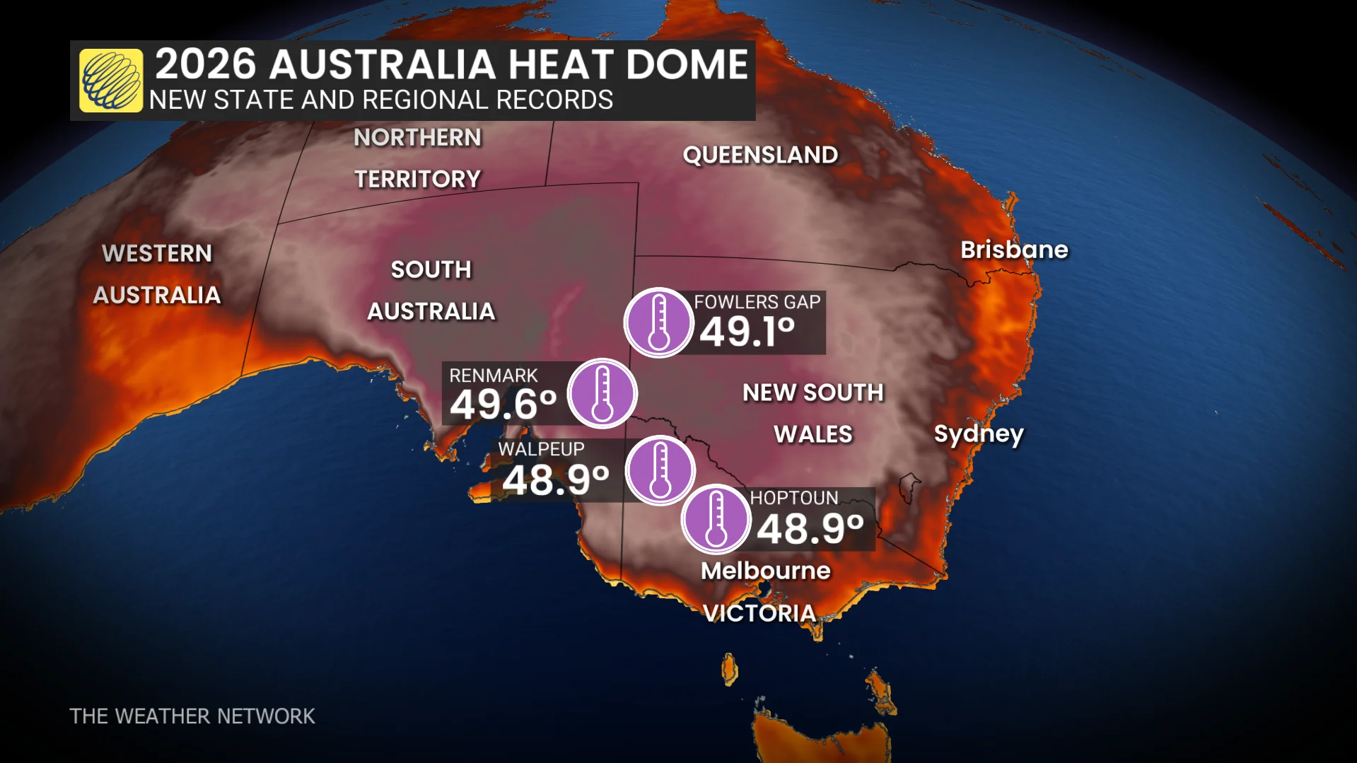 2026 Australia heat dome