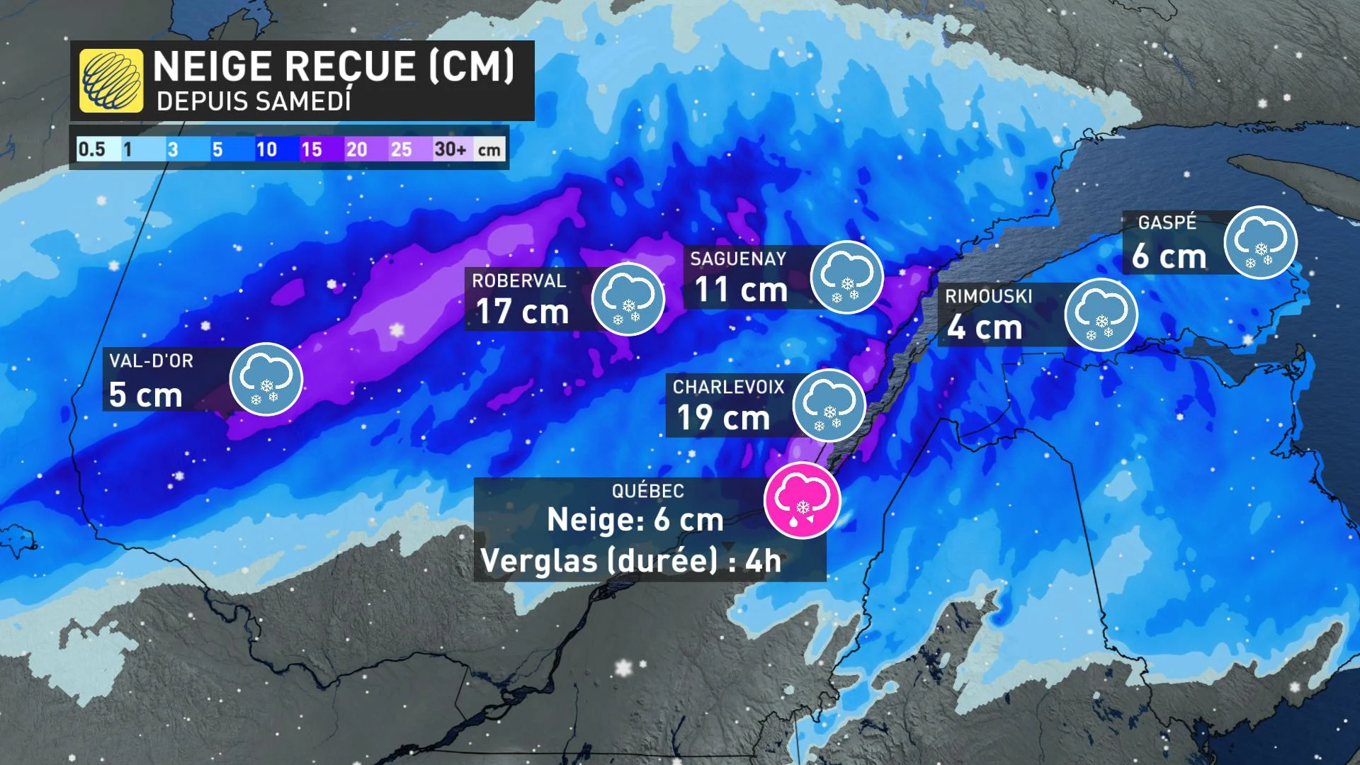 Neige recue 7h
