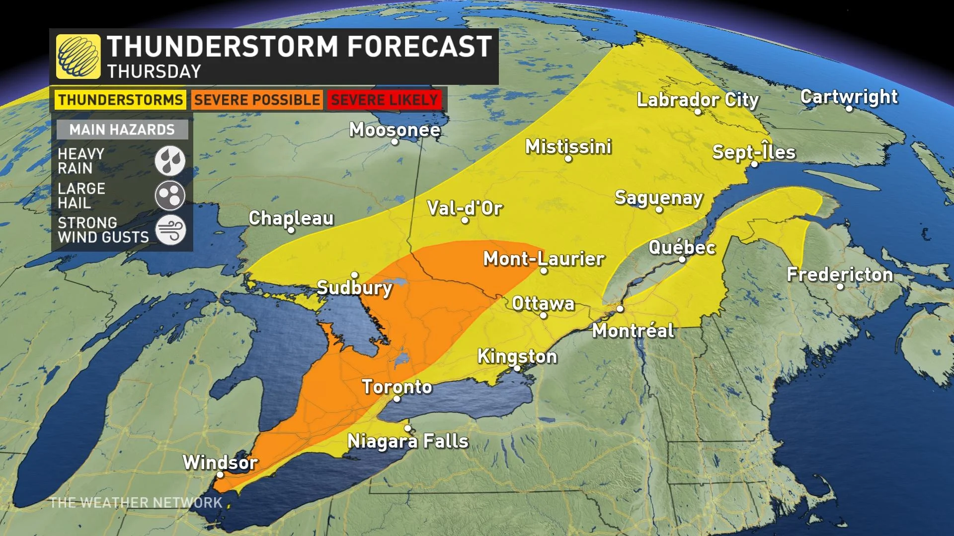 Uncomfortable humidity, heat stifle Ontario's air, fuels storm threat ...