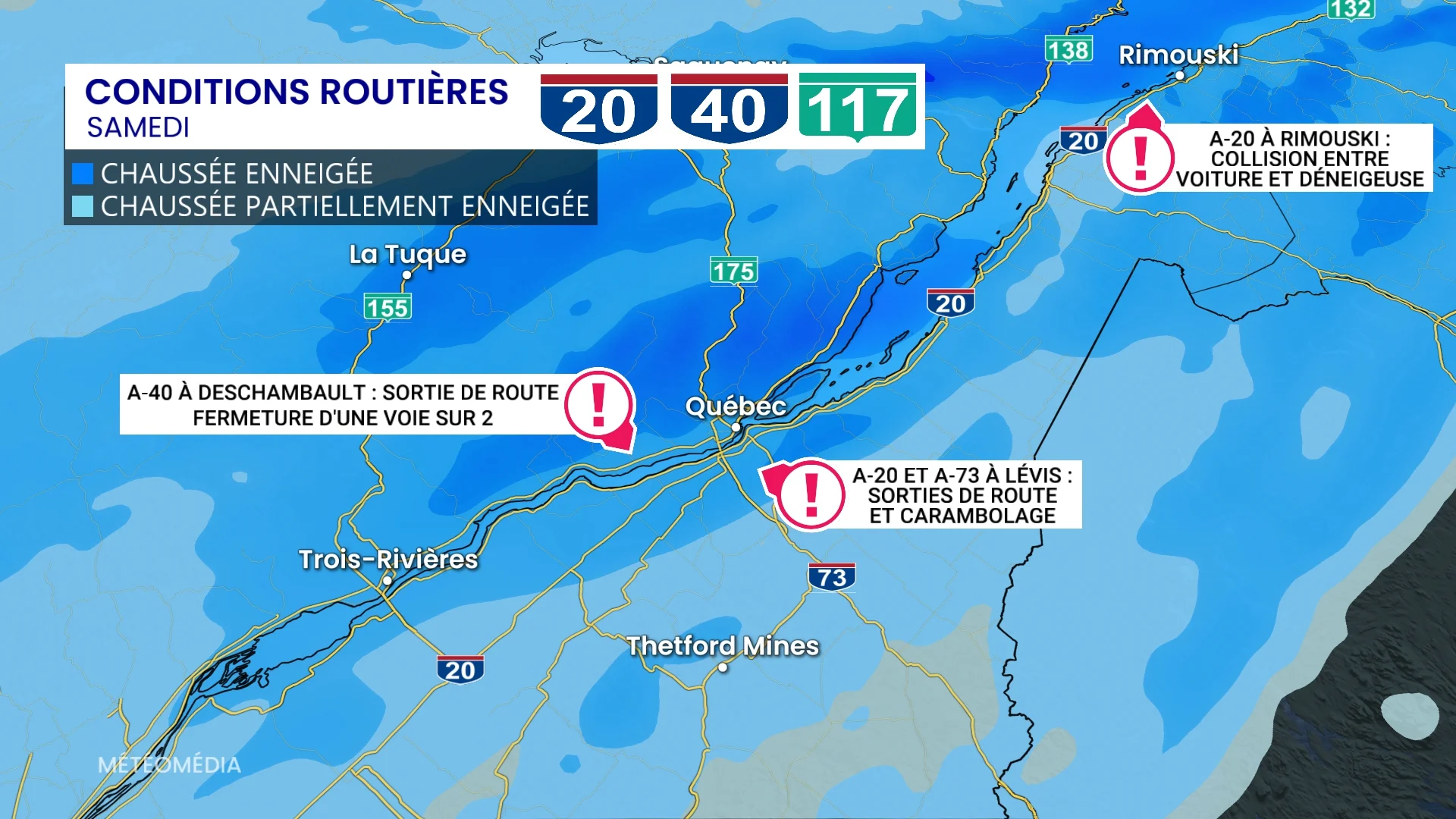 accidents QUEBEC