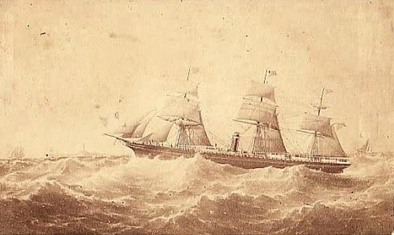 City of Boston mail steamer