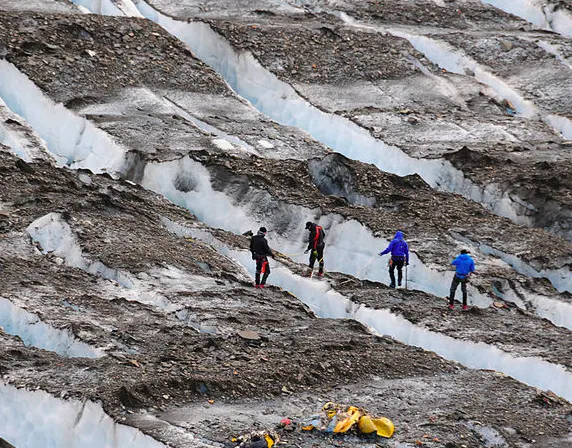Human remains from 1952 U.S. military plane crash found in Alaska glacier