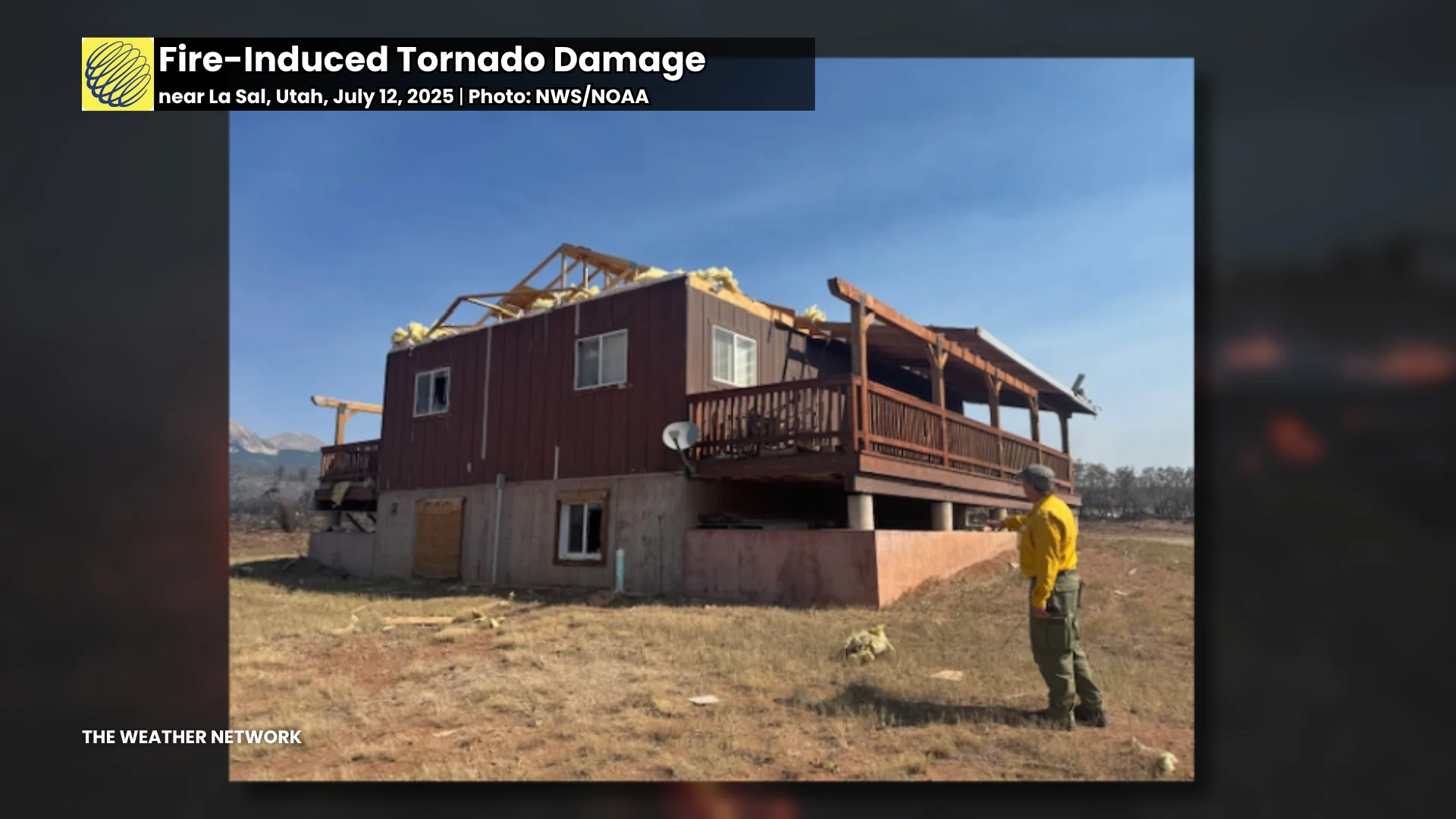 Fire-Induced Tornado Damage Utah July 12 2025