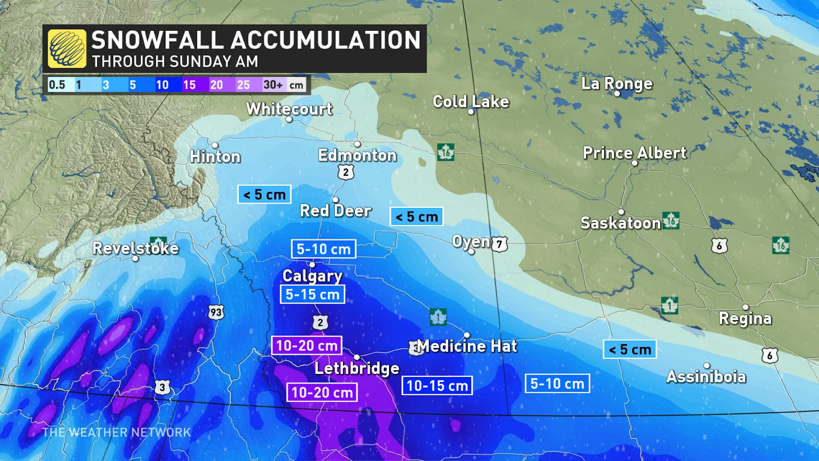 Fresh round of weekend snow takes aim at southern Alberta The Weather