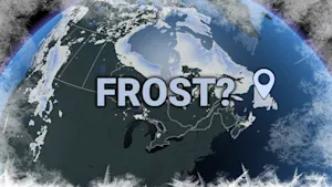 A chilly start to summer for parts of Atlantic Canada as frost is expected early Tuesday