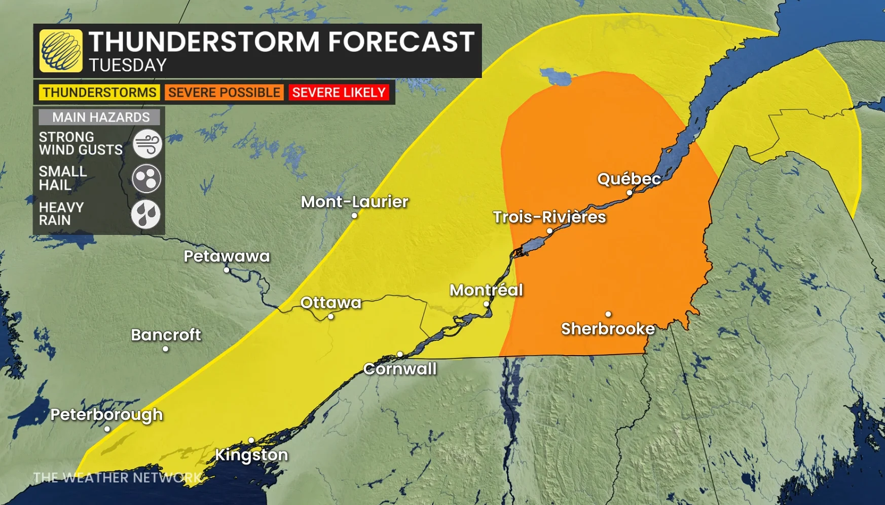 Baron - ONQC storm risk map - May5