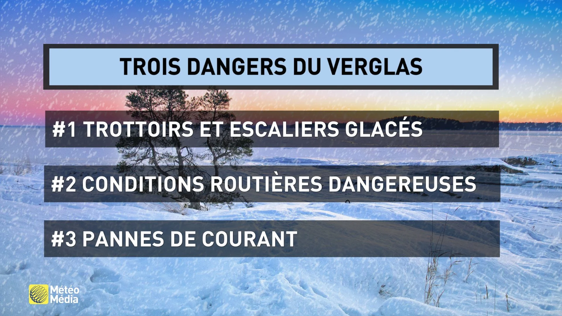 danger verglas