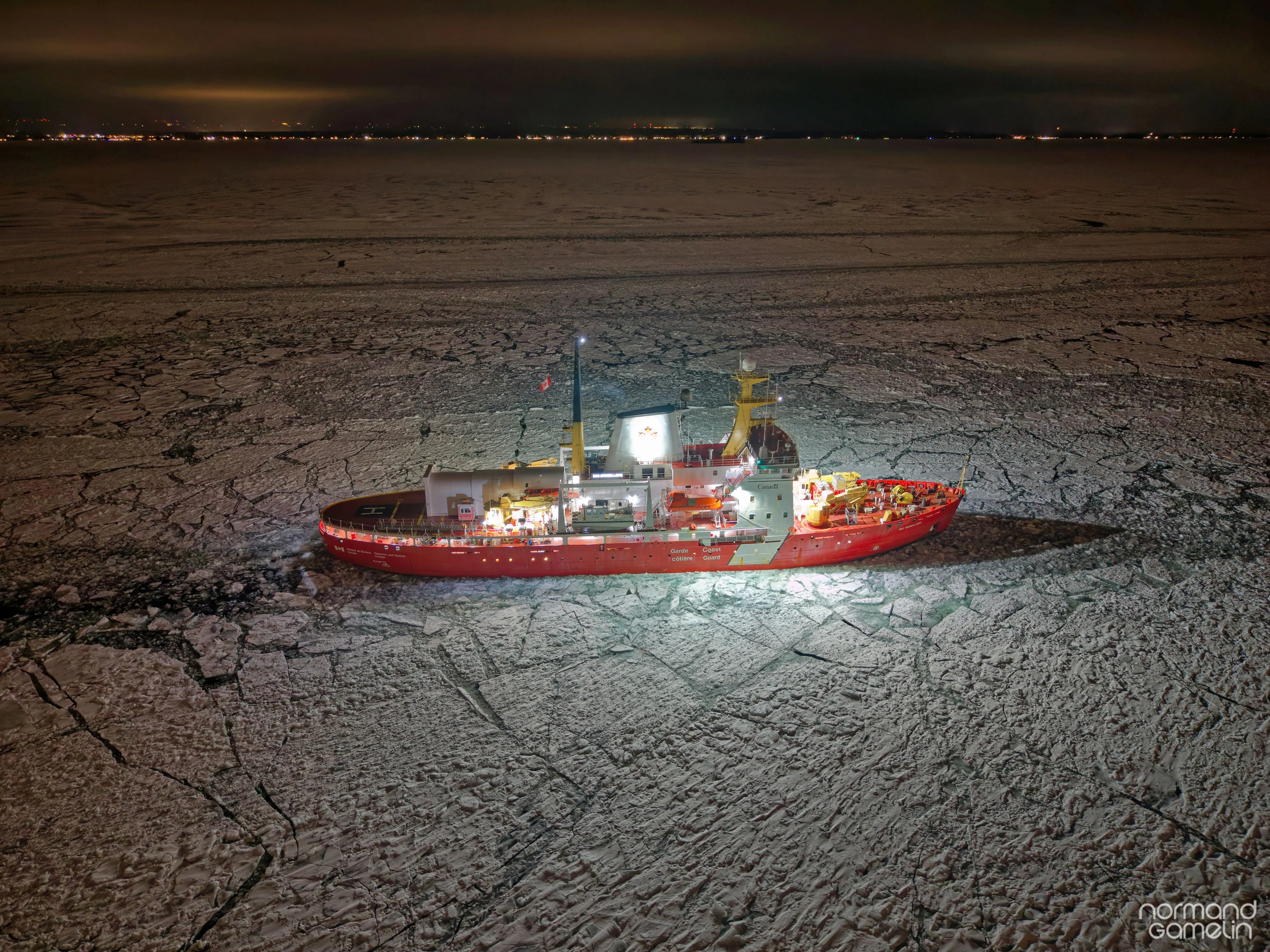Canada coast guard/twitter - ice breakup