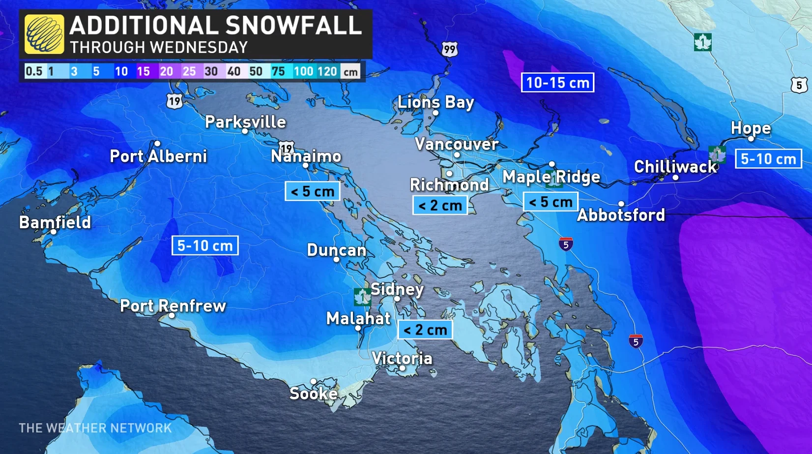 First Major Snow Takes Heavy Toll On Bcs Lower Mainland The Weather Network 