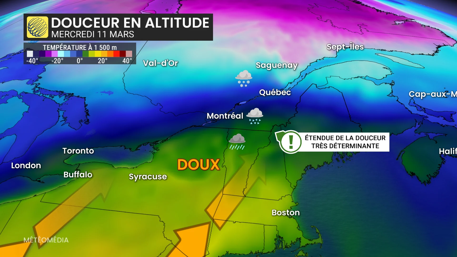 Système majeur : un cocktail météo fonce vers le Québecw
