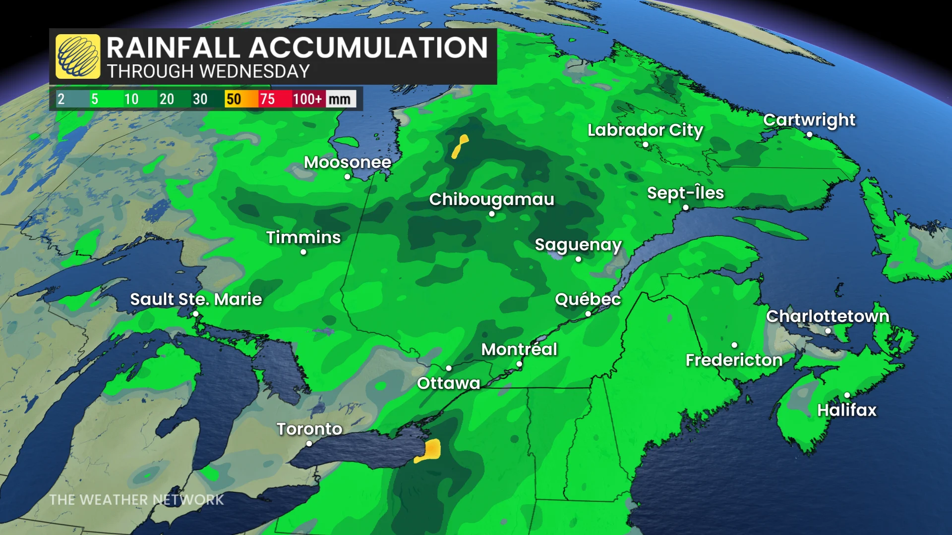 Baron - Quebec rainfall - June10