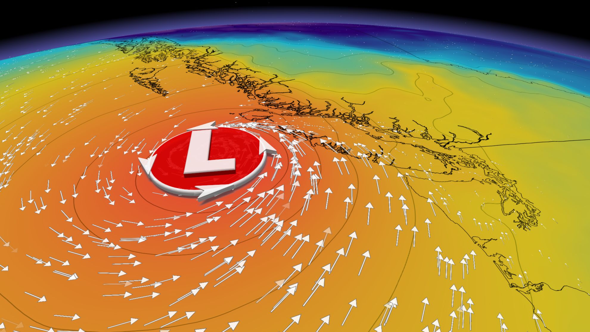 Another bomb cyclone heads for B.C. this weekend, but this will be ...