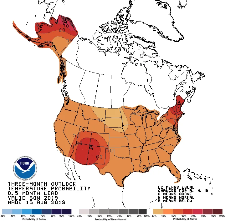 Fall Temp Anomalies NOAA